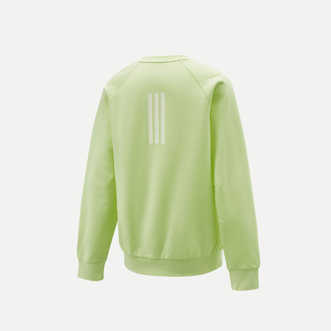 Adidas Kids阿迪儿童2026男大童JK KN CREW针织无帽卫衣KG5951