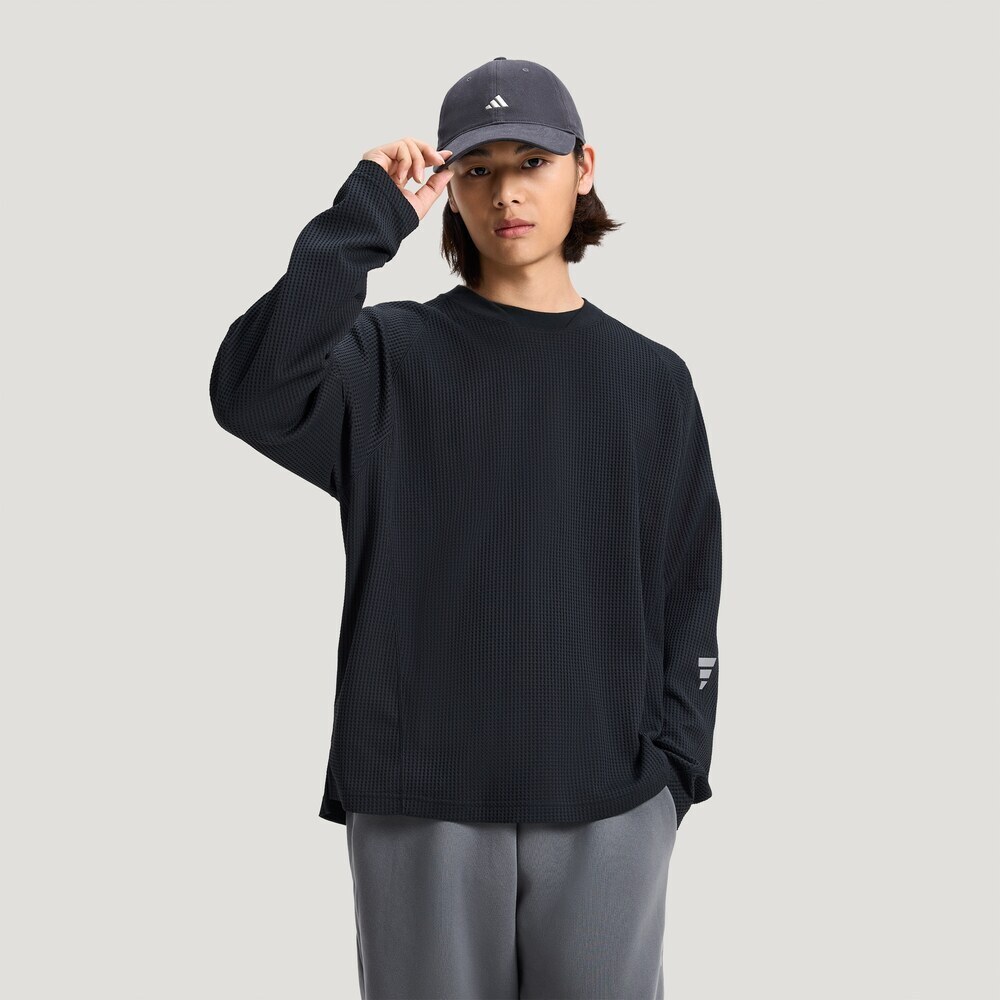 Adidas FOS阿迪先锋运动2026男子FOS M WF TEE LS针织无领长TKW0109