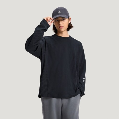 Adidas FOS阿迪先锋运动2026男子FOS M WF TEE LS针织无领长TKW0109