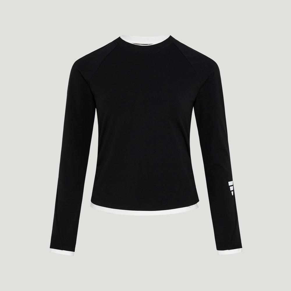 Adidas FOS阿迪先锋运动2026女子FOS W TEE LS2针织无领长TKU5428