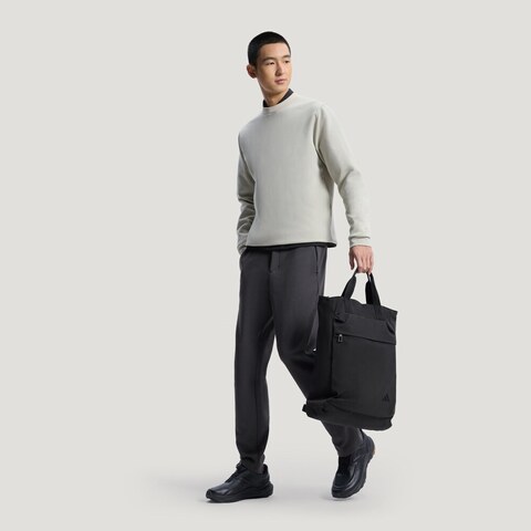 adidas阿迪达斯2026男子WUZONG WEN CREW针织无帽卫衣KG0803