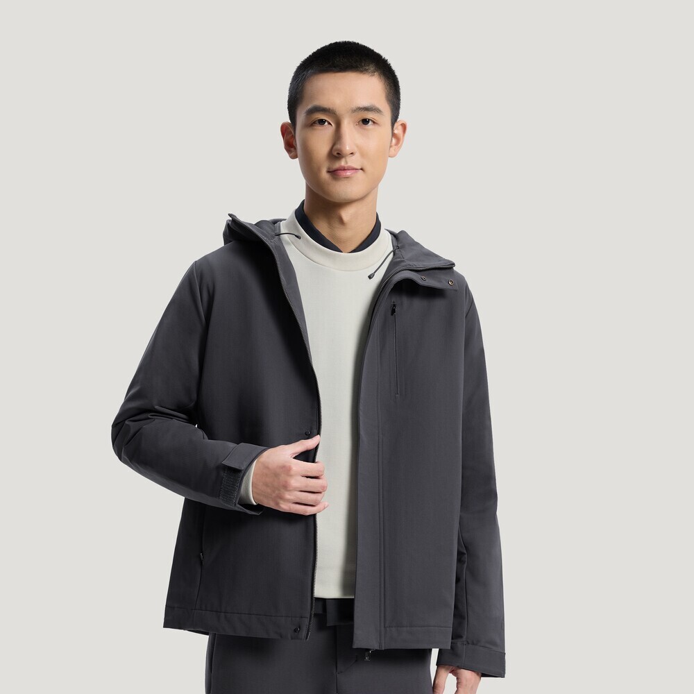 adidas阿迪达斯2026男子WUZONG WEN JKT梭织连帽外套KG0827