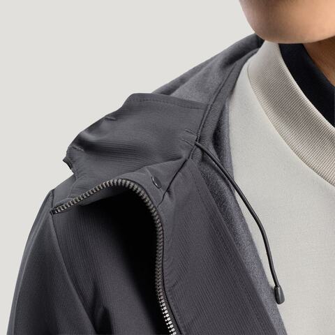 adidas阿迪达斯2026男子WUZONG WEN JKT梭织连帽外套KG0827