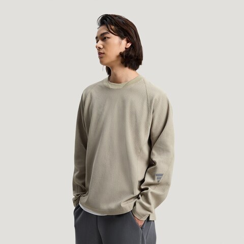 Adidas FOS阿迪先锋运动2026男子FOS M WF TEE LS针织无领长TKW0111