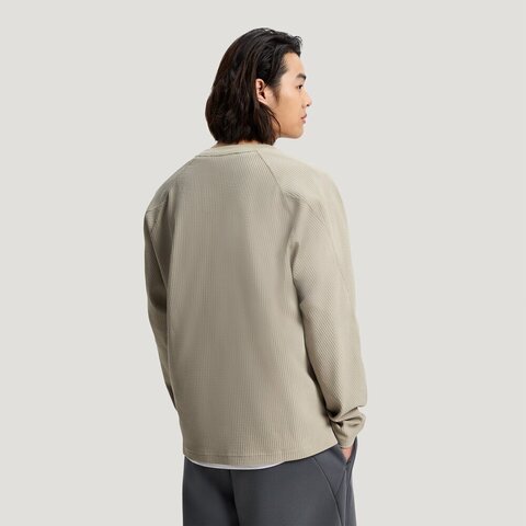 Adidas FOS阿迪先锋运动2026男子FOS M WF TEE LS针织无领长TKW0111