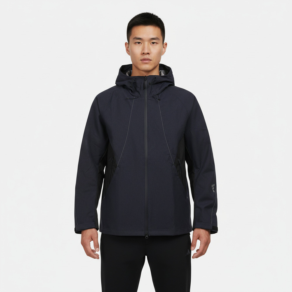 Adidas FOS阿迪先锋运动2026男子FOS M WV DN JKT梭织连帽外套KG0737