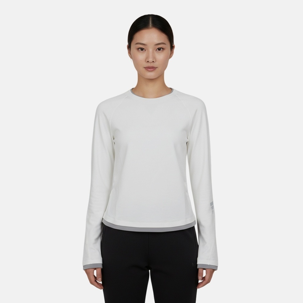 Adidas FOS阿迪先锋运动2026女子FOS W TEE LS2针织无领长TKU5430