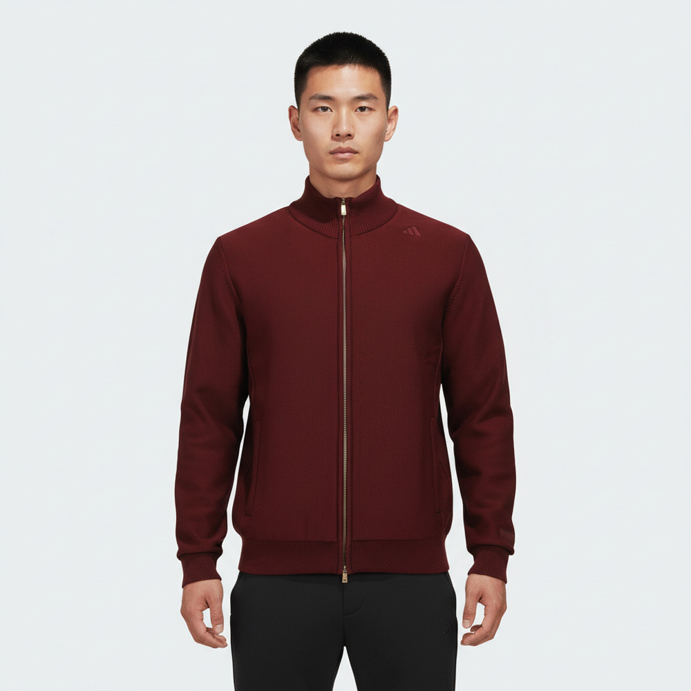 adidas阿迪达斯2026男子WUZONG WEN FZ S针织无帽外套KG0801