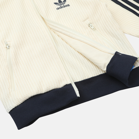 Adidas Original阿迪三叶草2026男大童JK WF TT针织无帽外套KW1178