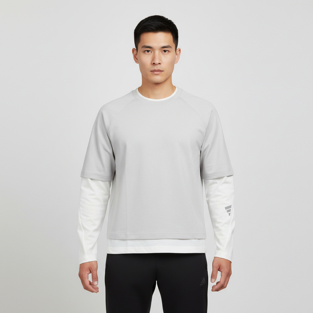 Adidas FOS阿迪先锋运动2026男子FOS M TEE LS针织无领长TKU5304