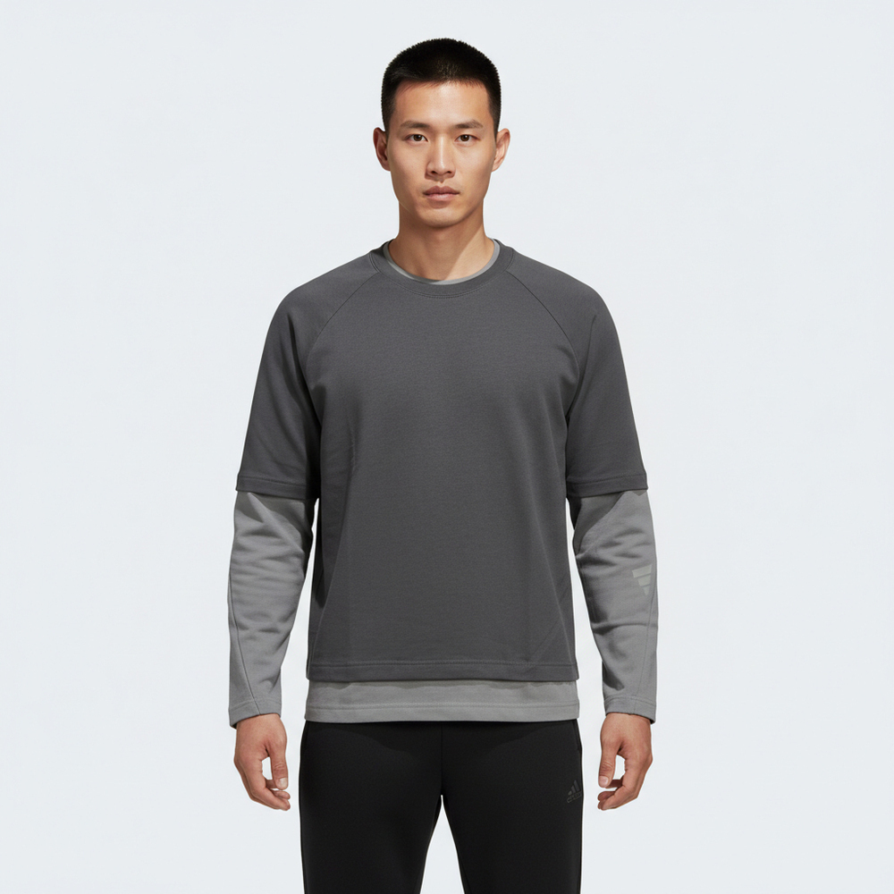 Adidas FOS阿迪先锋运动2026男子FOS M TEE LS针织无领长TKU5303