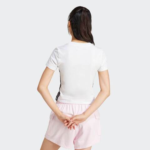 adidas阿迪达斯2026女子W 3S SJ BABY T针织无领短TJE1239