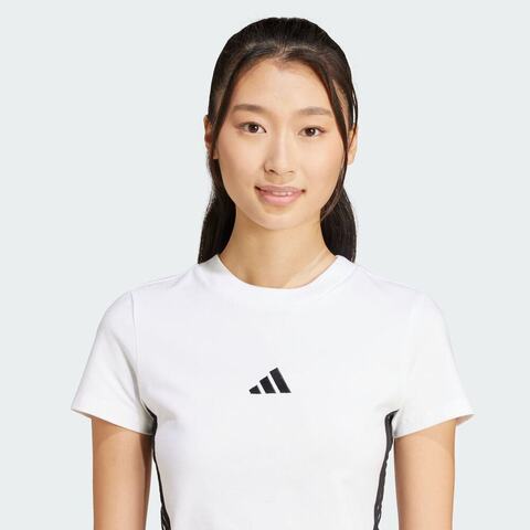 adidas阿迪达斯2026女子W 3S SJ BABY T针织无领短TJE1239
