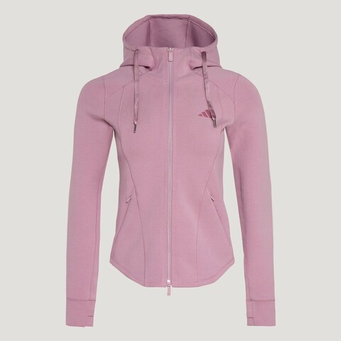 adidas阿迪达斯2026女子SFL SLIM JKT针织连帽外套KH2700