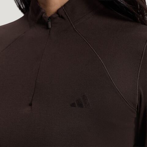 adidas阿迪达斯2026女子SFL LS TEE针织无领长TKH2643