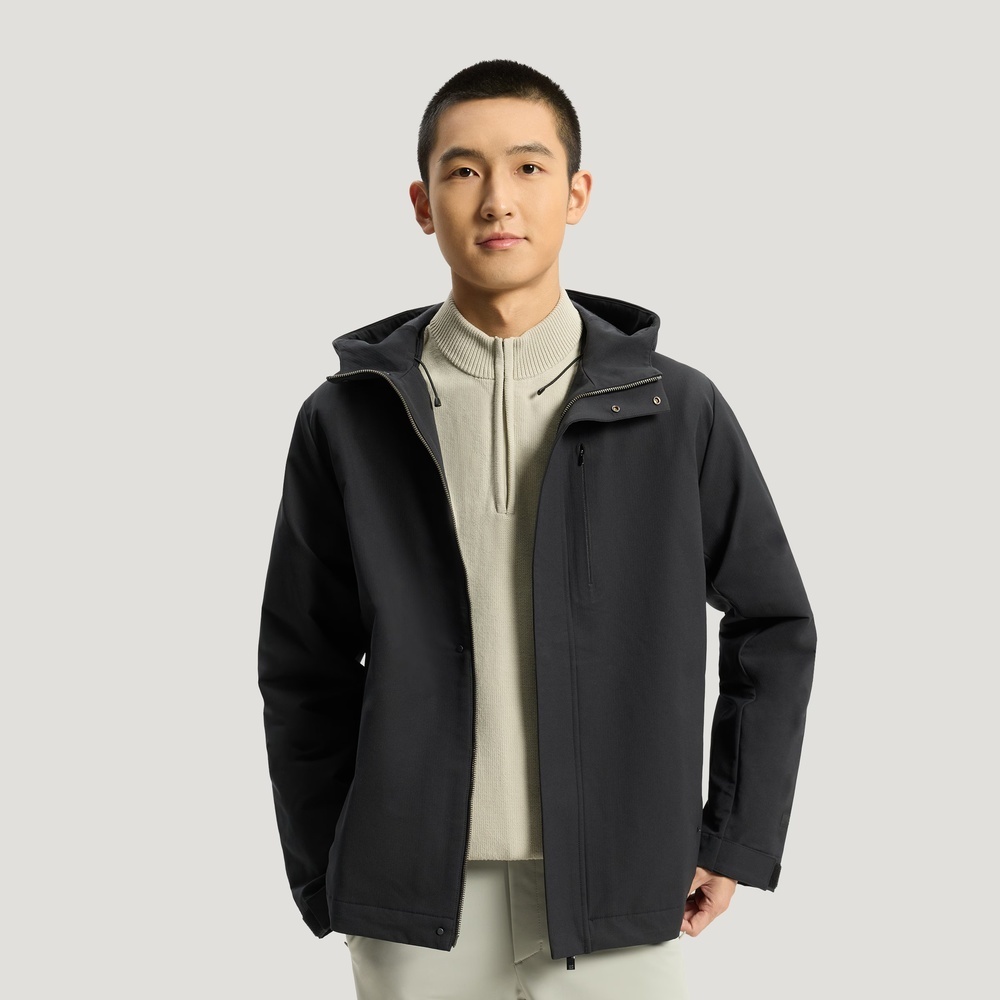 adidas阿迪达斯2026男子WUZONG WEN JKT梭织连帽外套KG0826