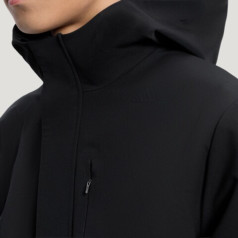 adidas阿迪达斯2026男子WUZONG WEN JKT梭织连帽外套KG0826