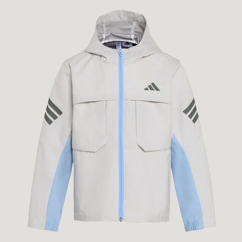 Adidas Kids阿迪儿童2026男大童JK PE JKT HOODY梭织连帽外套KG5958
