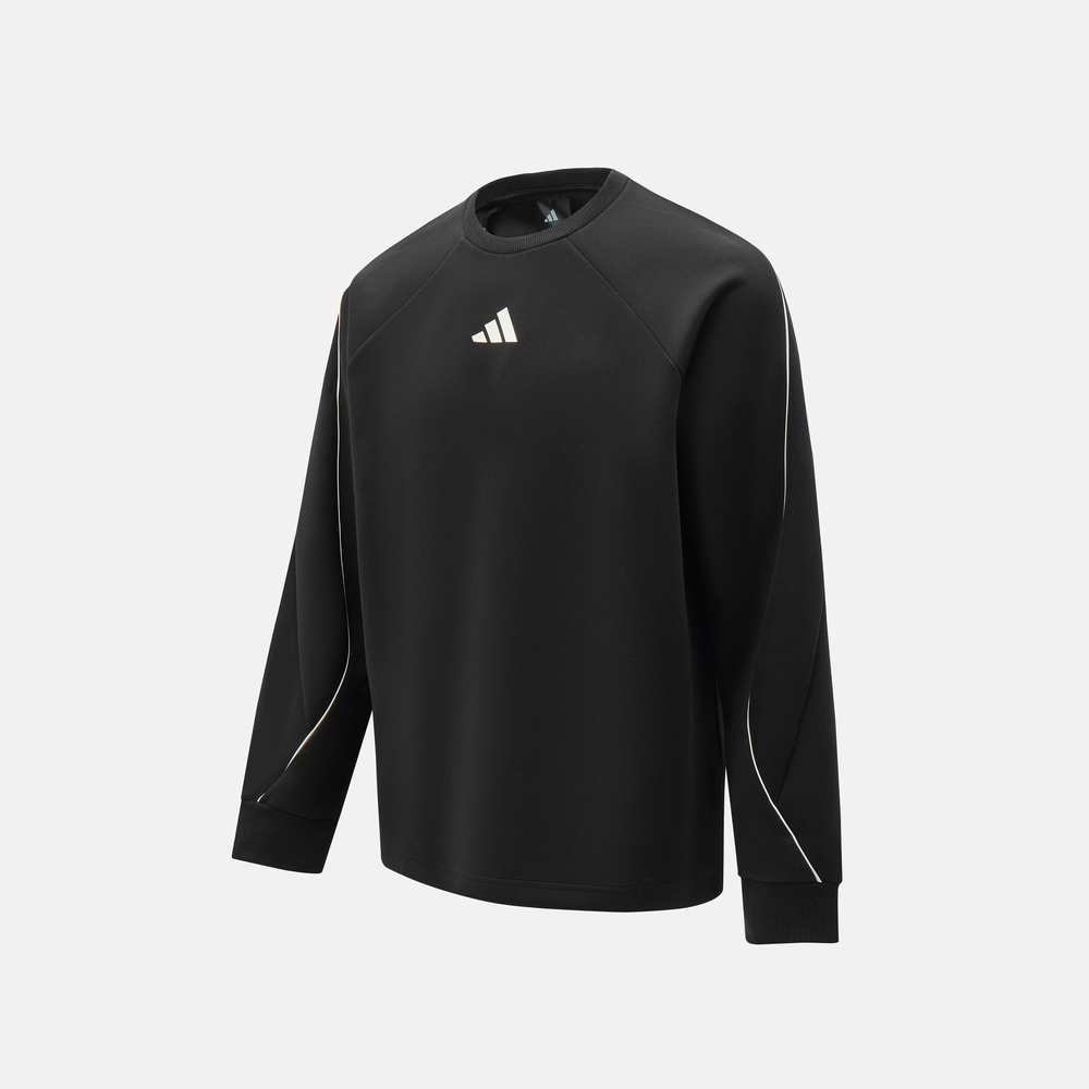 adidas阿迪达斯2026男子M STADIUM CRW针织无帽卫衣JZ2767