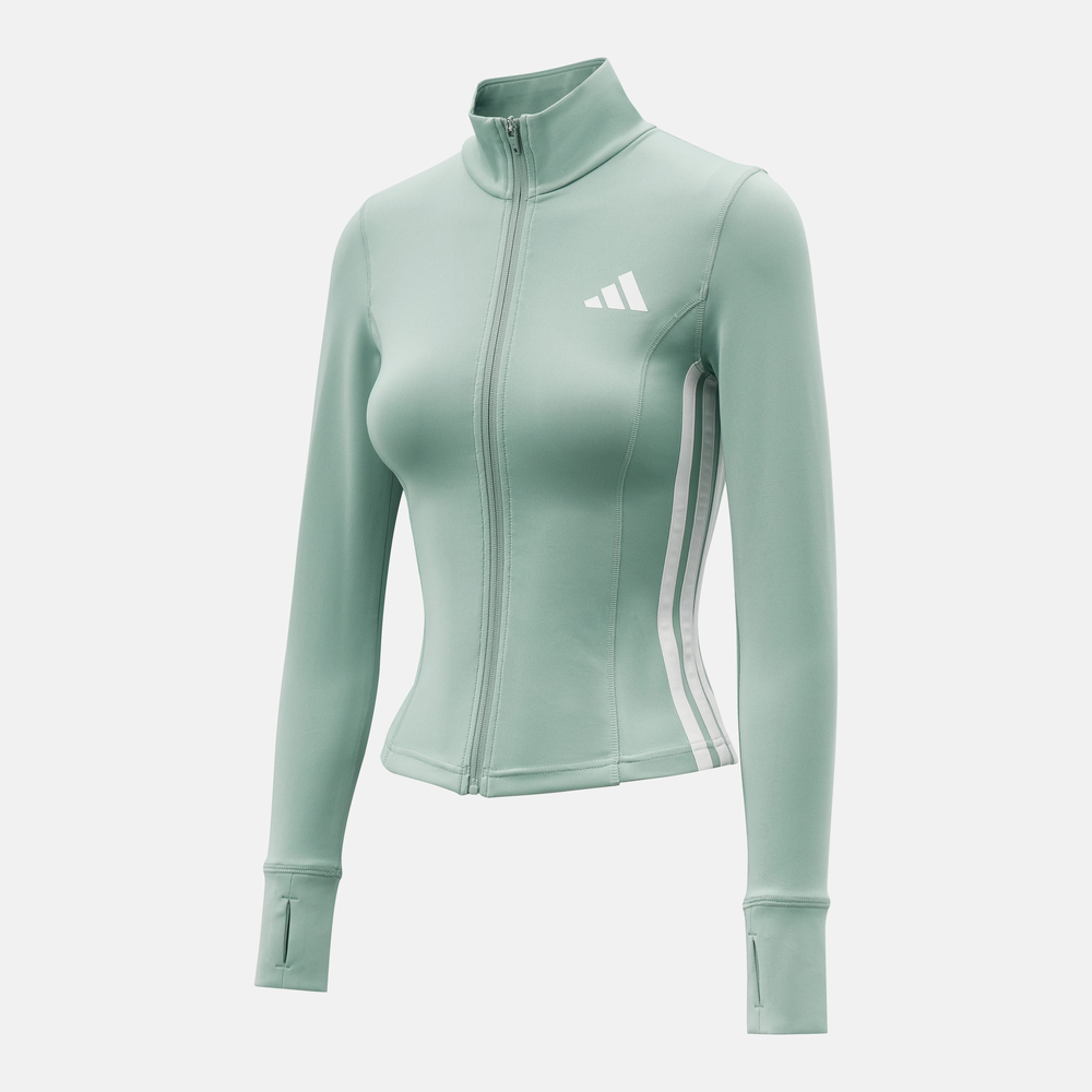 adidas阿迪达斯2026女子WE JKT 3S针织无帽外套KD9236