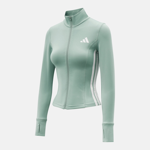 adidas阿迪达斯2026女子WE JKT 3S针织无帽外套KD9236