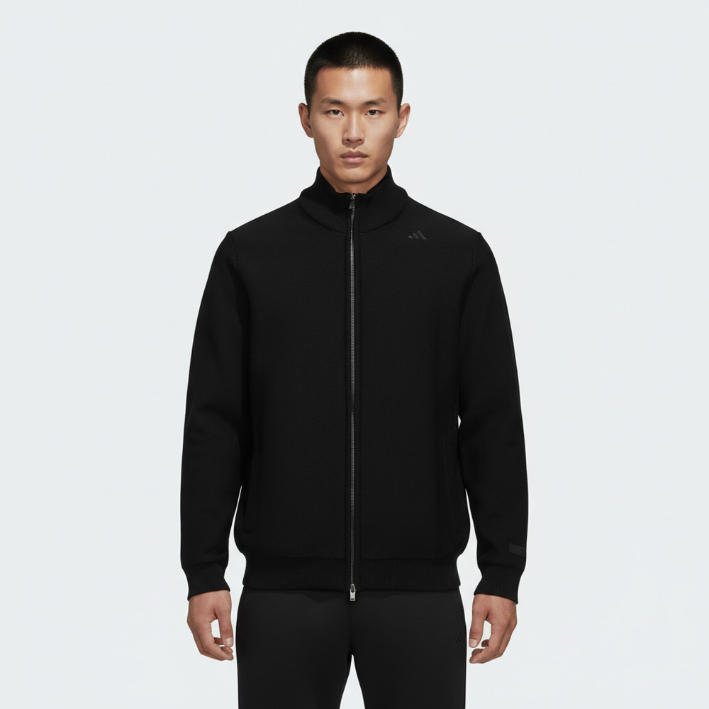 adidas阿迪达斯2026男子WUZONG WEN FZ S针织无帽外套KE4078