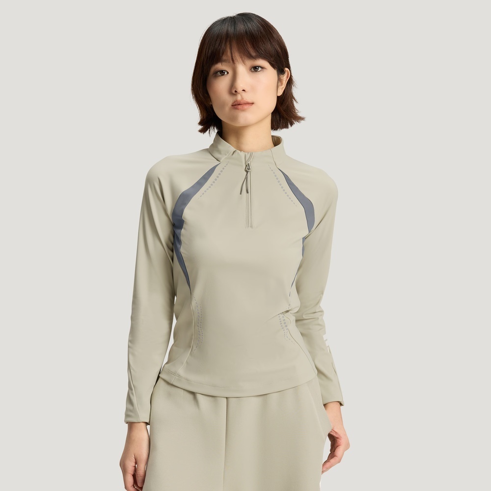 Adidas FOS阿迪先锋运动2026女子FOS W HZ TEE LS针织无领长TKV4878