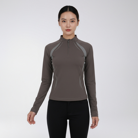 Adidas FOS阿迪先锋运动2026女子FOS W HZ TEE LS针织无领长TKV4879