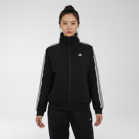 adidas阿迪达斯2026女子FAV FT 3S JKT针织无帽外套KW0654