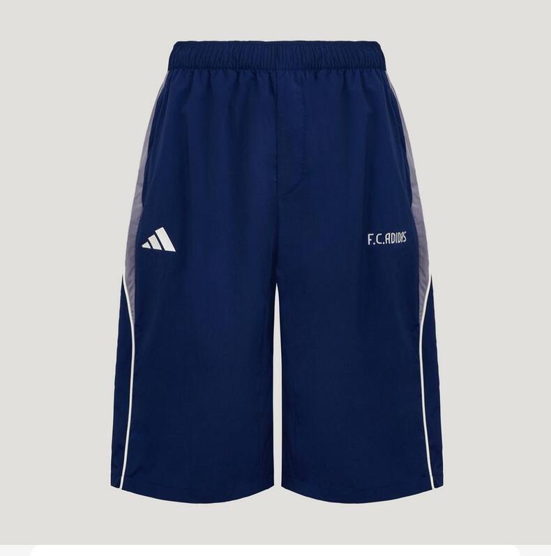 阿迪达斯JY067深蓝色/白色】adidas阿迪达斯2026年男子ST MESH SHO短裤