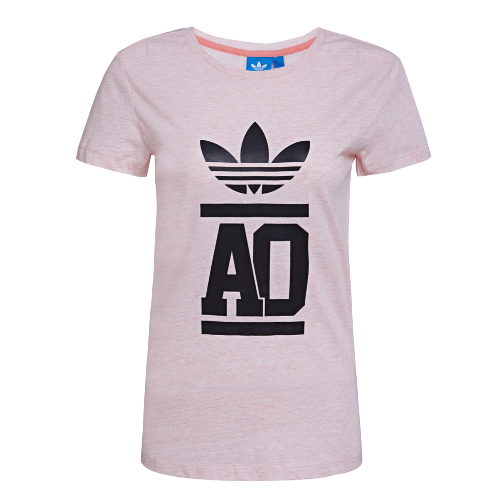 adidas阿迪三叶草新款女子三叶草系列t恤aj7731