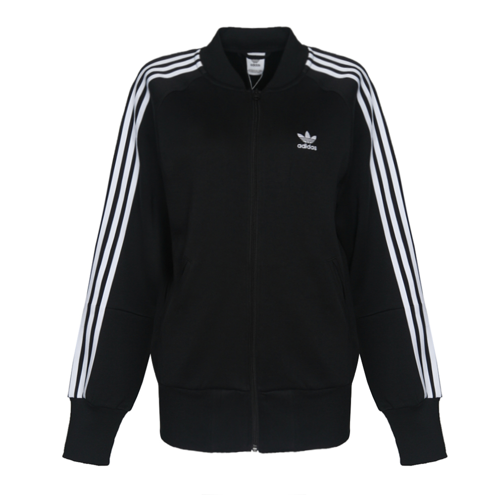 adidas Originals阿迪三叶草新款女子3 STR TRACKTOP系列运动衫BR4436