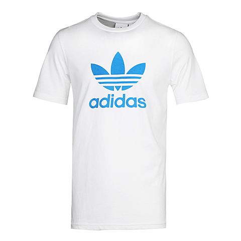 adidas Originals阿迪三叶草男子TREFOIL T-SHIRT圆领短T恤DH5774