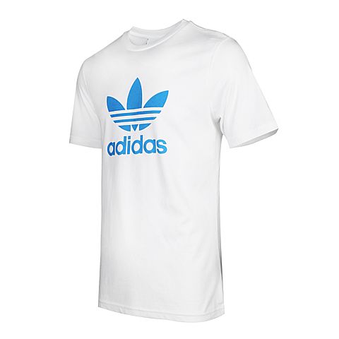 adidas Originals阿迪三叶草男子TREFOIL T-SHIRT圆领短T恤DH5774