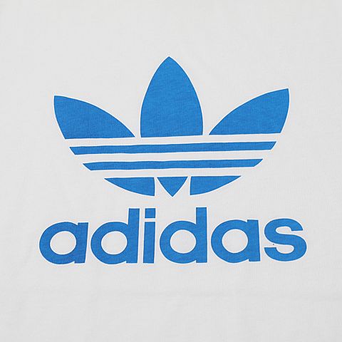 adidas Originals阿迪三叶草男子TREFOIL T-SHIRT圆领短T恤DH5774