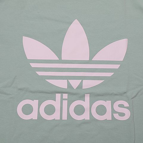 adidas Originals阿迪三叶草女子TREFOIL TEE圆领短T恤DH3176