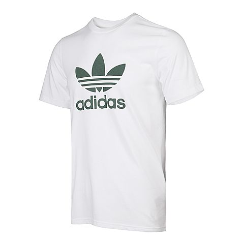 adidas Originals阿迪三叶草男子TREFOIL T-SHIRT圆领短T恤DH5773