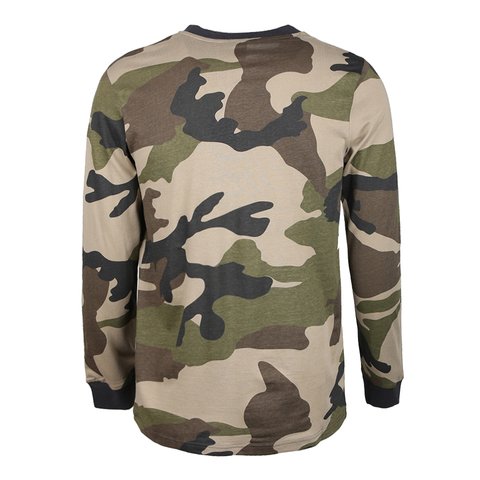 adidas Originals阿迪三叶草男子CAMO LS TEE长袖T恤DV2055
