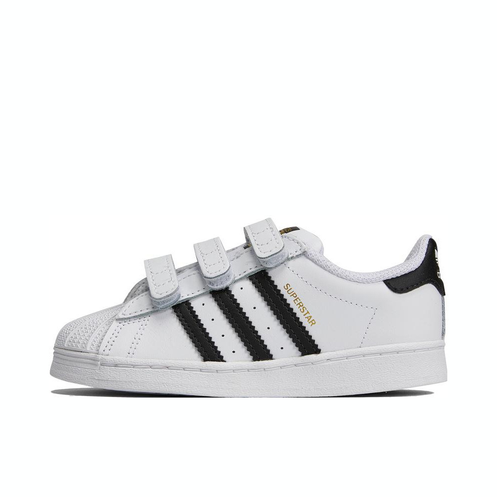 Adidas Original阿迪达斯三叶草2024男婴童SUPERSTAR CF IKIDS休闲鞋EF4842