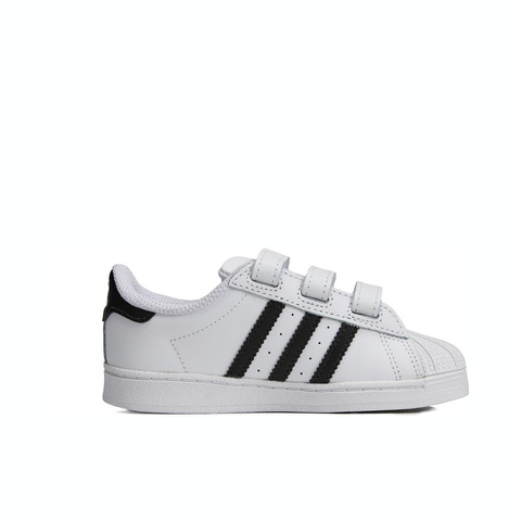 Adidas Original阿迪达斯三叶草2024男婴童SUPERSTAR CF IKIDS休闲鞋EF4842