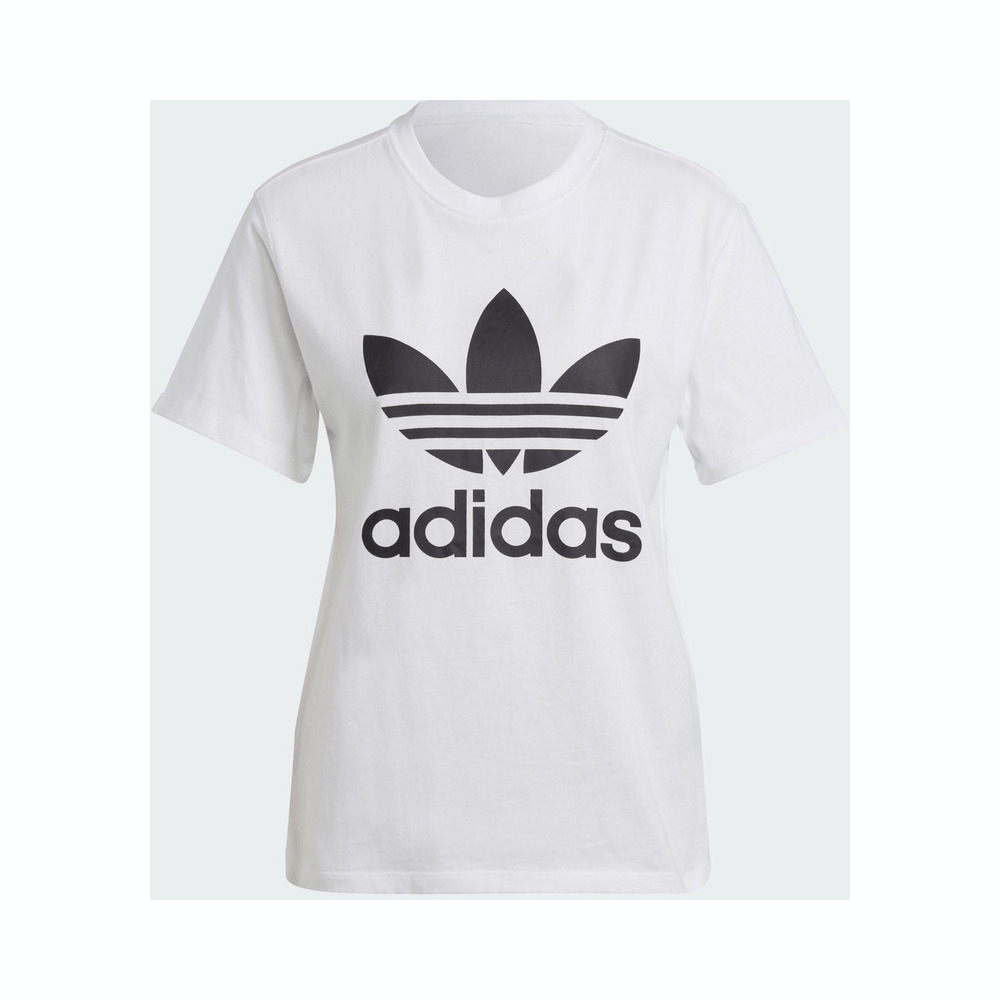 adidas Originals阿迪三叶草2023女子TREFOIL TEE圆领短T恤IK4036