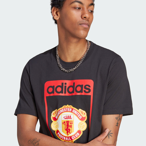 adidas Originals阿迪三叶草2023男子MUFC CLUB TEE圆领短T恤IP5551