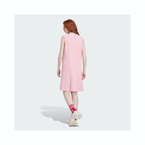 adidas Originals阿迪三叶草2023女子V NECK DRESS短袖连衣裙IK7860
