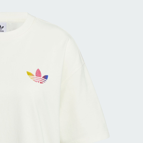 adidas Originals阿迪三叶草2023女子LT TEE SS W 2圆领短T恤IK8628