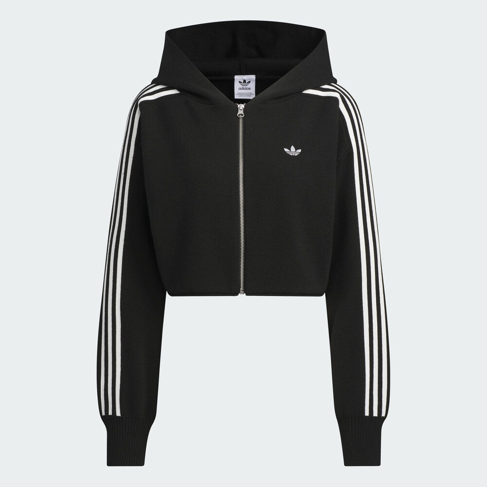 adidas Originals阿迪三叶草2024女子PRN ZIP HOODIE针织外套JI7061