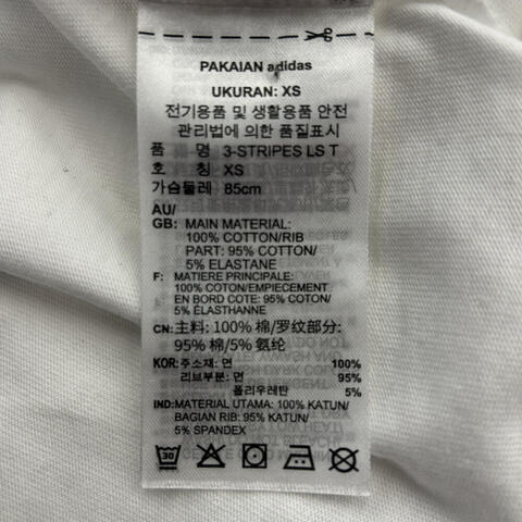 adidas Originals阿迪三叶草2024男子3-STRIPES LS T圆领长TIA4879