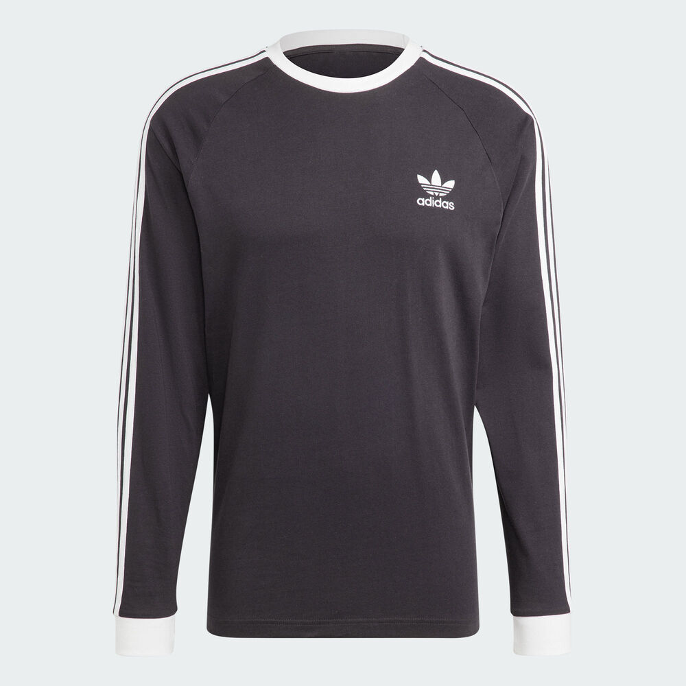 adidas Originals阿迪三叶草2024男子3-STRIPES LS T圆领长TIA4877