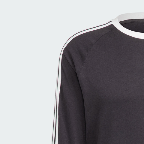 adidas Originals阿迪三叶草2024男子3-STRIPES LS T圆领长TIA4877