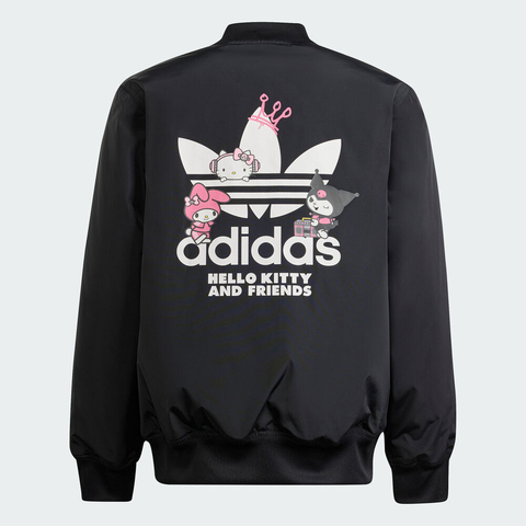 adidas Originals阿迪三叶草小童2024女大童JACKET棉服IS0835