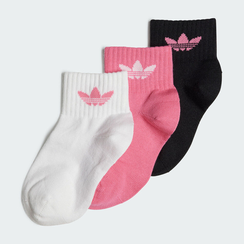 adidas Originals阿迪三叶草小童2024女小童KIDS ANKLE SOCK袜子IS0684